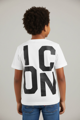 T-SHIRT ICON PRINT BACK LOGO