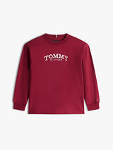 T-SHIRT TOMMY HILFIGER M/L MONOTYPE PRINT
