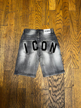 BERMUDA ICON DENIM PRINT BACK