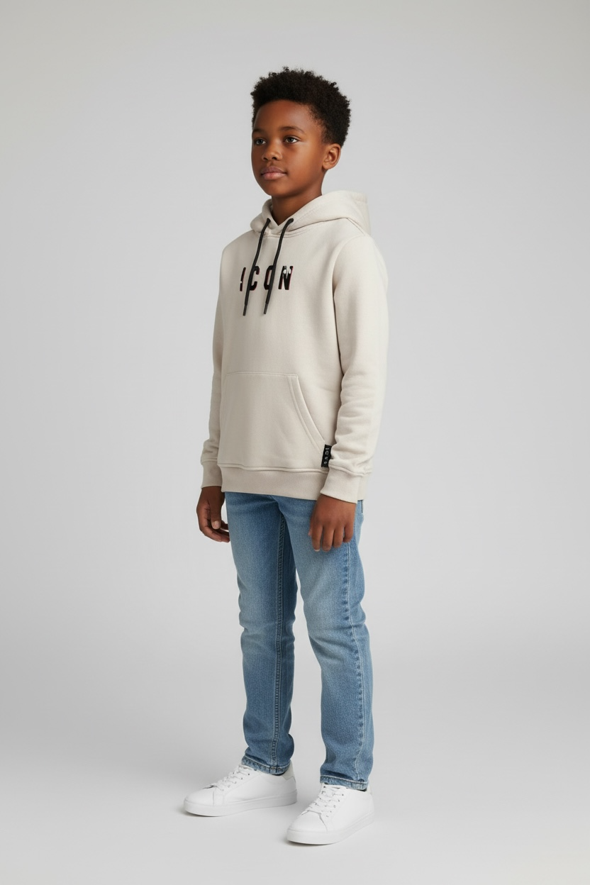 Felpa ICON CAPPUCCIO PRINT