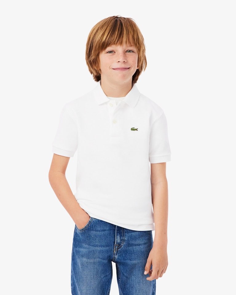 POLO LACOSTE JUNIOR IN PIQUE
