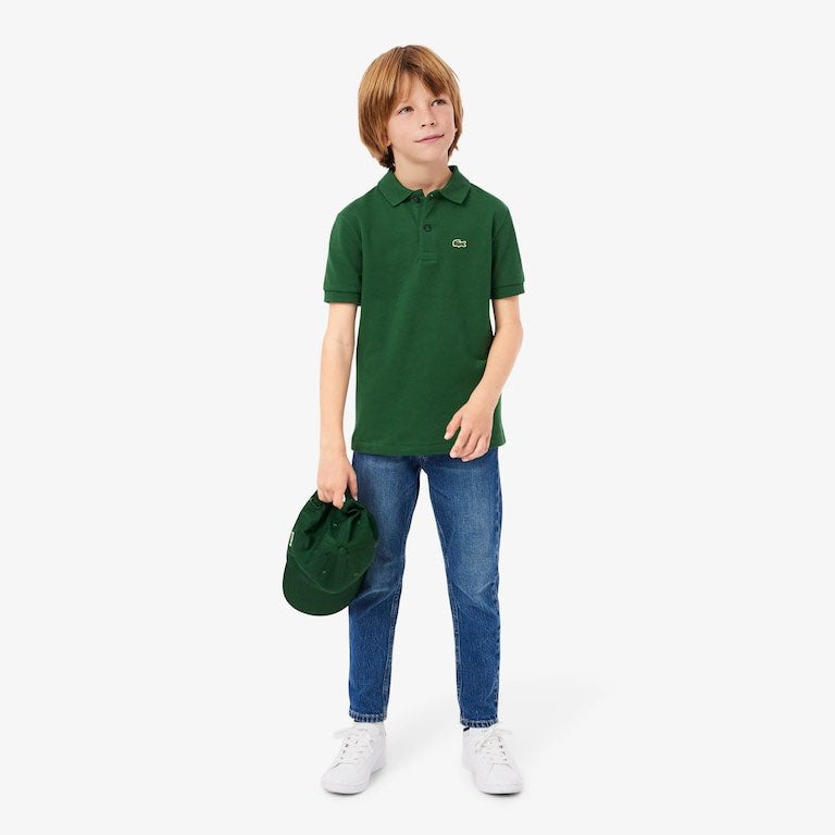 POLO LACOSTE JUNIOR IN PIQUE