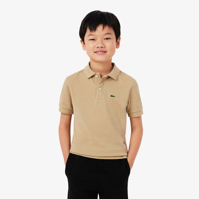 POLO LACOSTE BAMBINO IN PIQUE