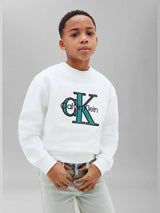 FELPA CALVIN KLEIN TERRY MONOLOGO