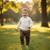 Polo a Maglia Infant in Lana