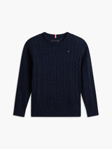 MAGLIONE TOMMY HILFIGER TRECCINA