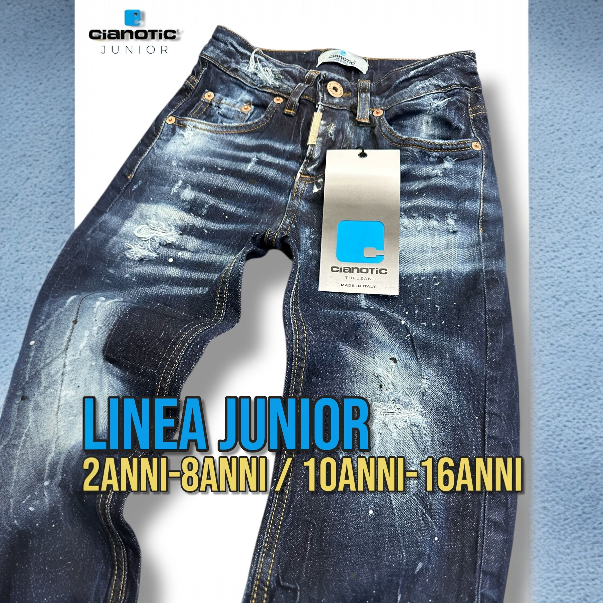 JEANS CIANOTIC CAMAN RAGAZZO