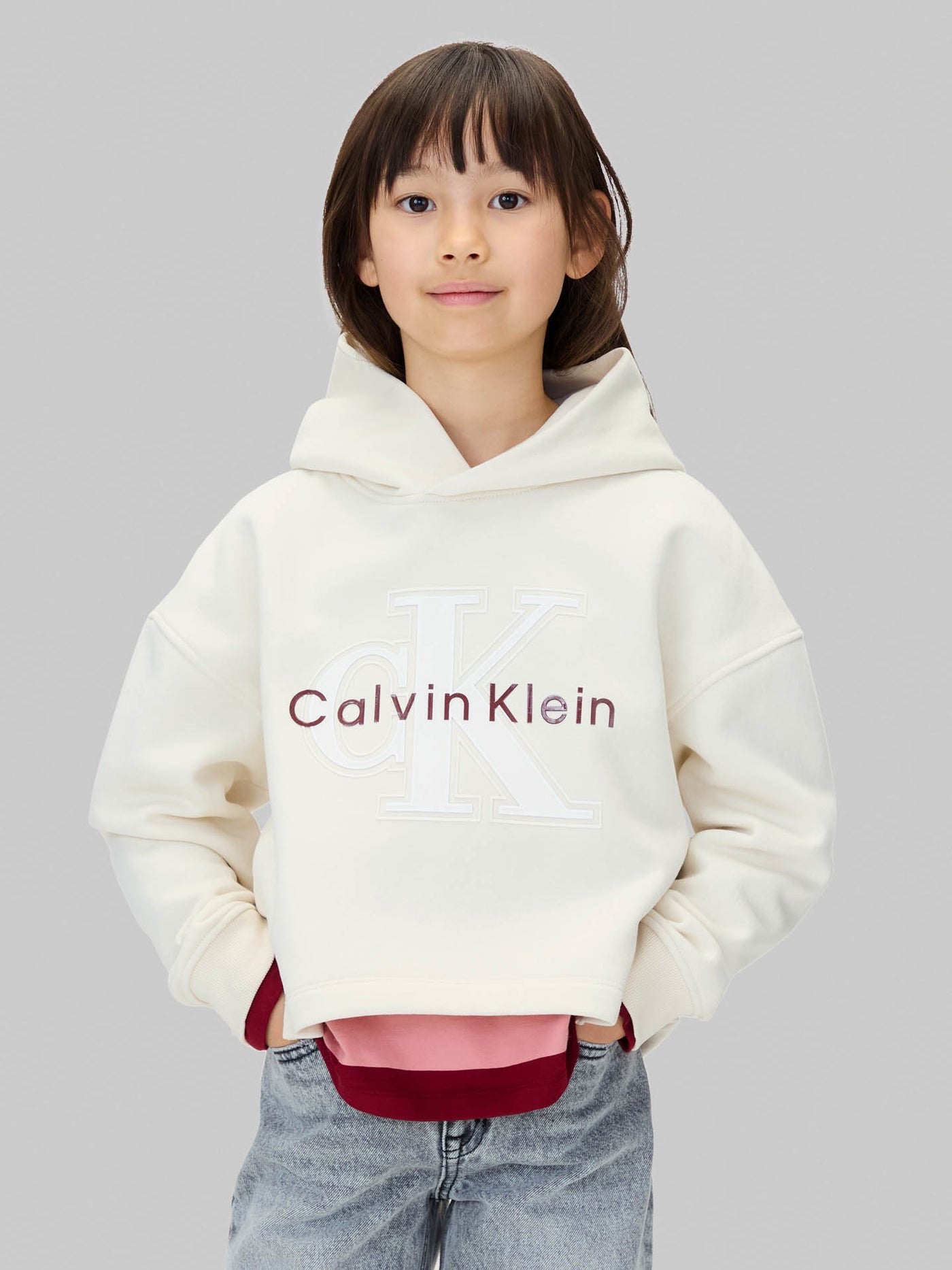 Felpa CALVIN KLEIN GRAPHIC FLEECE HOODIE