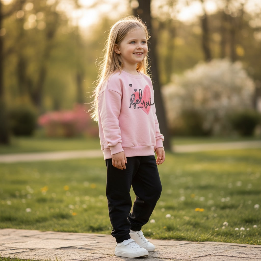 Completo Bambina Heart