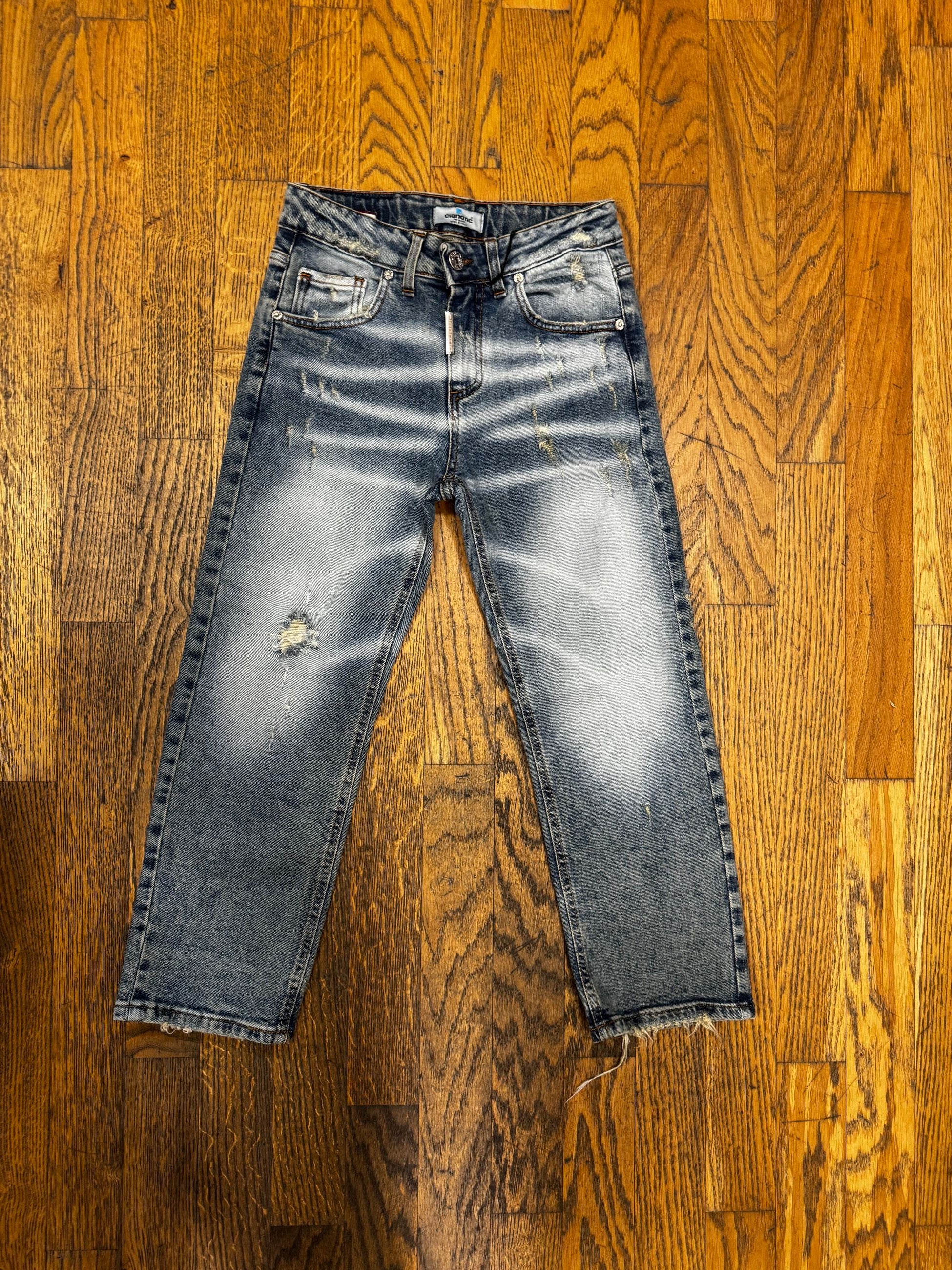 Jeans CIANOTIC con MICROROTTURE