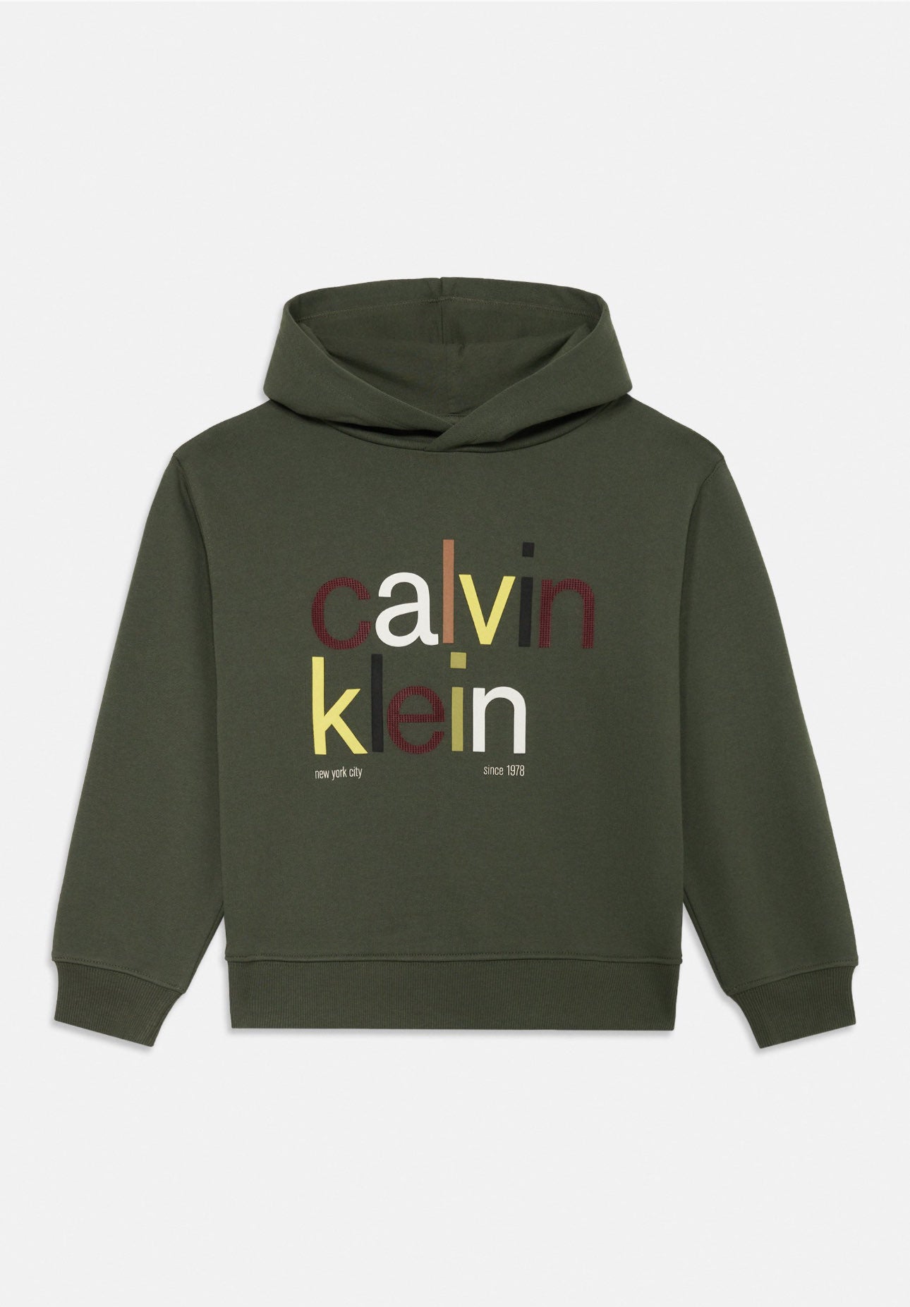 Felpa CALVIN KLEIN HOODIE COLOR