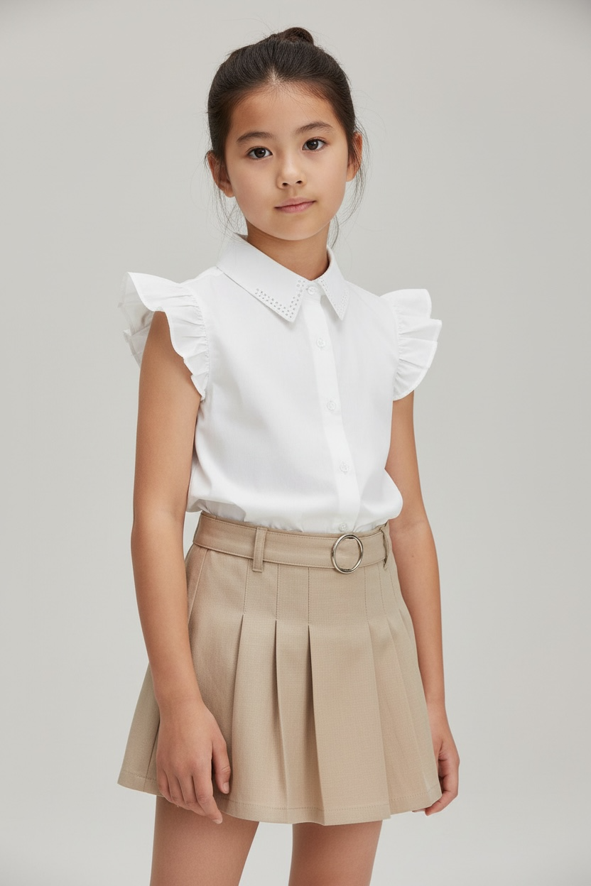 COMPLETO GIRLS CON CAMICIA