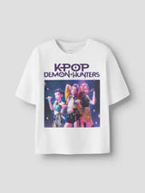 T-SHIRT NAMEIT NKFMARA KPOP SS NREG TOP BOX LNOOS SKY
