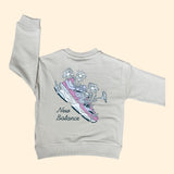 Felpa NEW BALANCE FLOWER SHOE GRAPHIC CREW