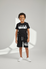 T-SHIRT ICON  STAMPA SILVER