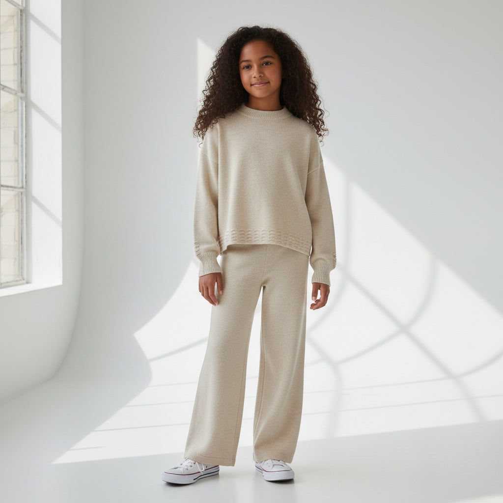 Completo LUDO in Lana Rasata