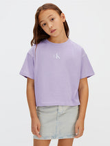 T-SHIRT CALVIN KLEIN GIRL BOXI LOGO