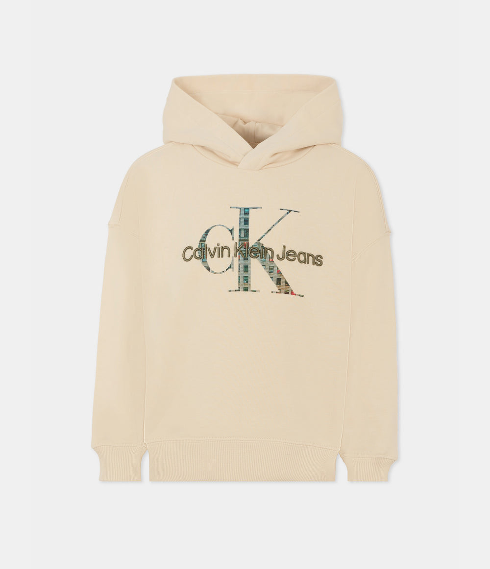 Felpa Calvin Klein Embro Logo Hoodie