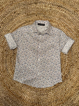 Camicia Bambino Con Microfantasie Made in Italy