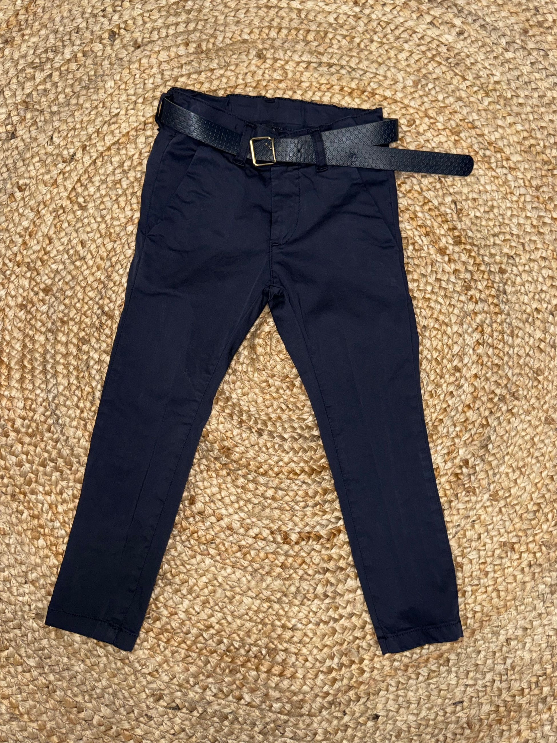 Pantalone Chinos Bambino Made in Italy con cintura